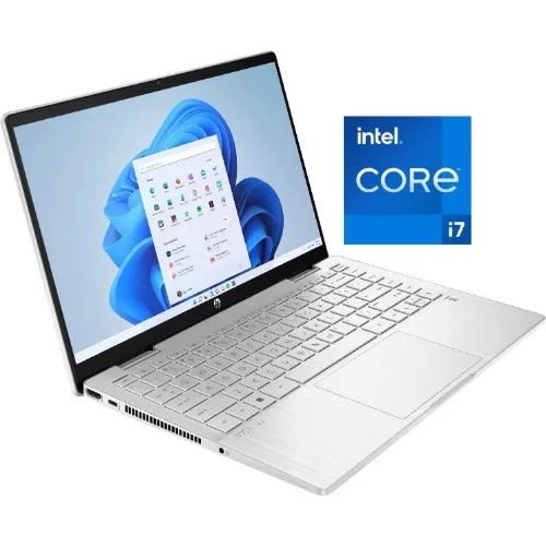 Pavilion X360-14-ek0054nia - 12th Gen Core I7 - SSD - 16GB RAM - 1TB ROM - Wins 11