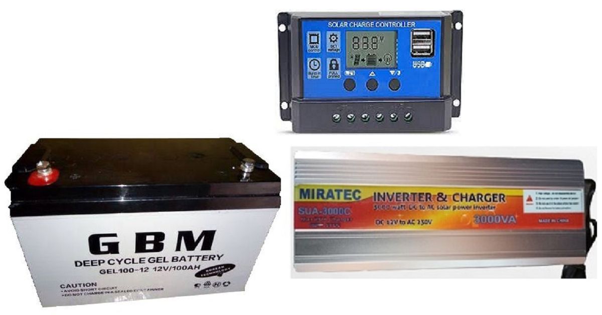 3KVA 3000w INVERTER SOLAR POWER COMBO SYSTEM