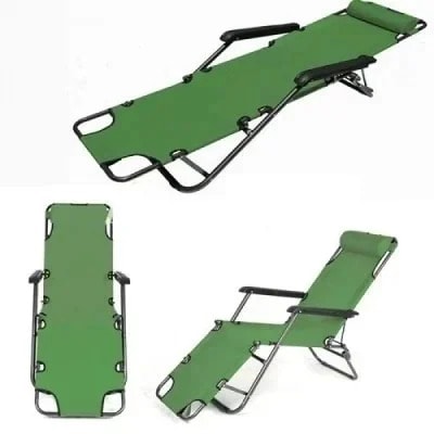 Foldable Outdoor Lounge Chair - Green