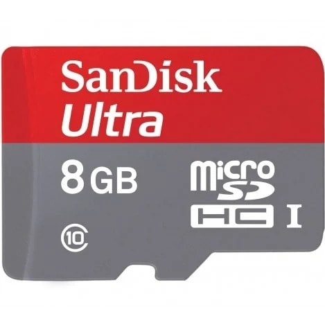 Memory Card And Adapter - 8gb