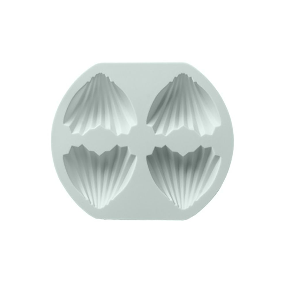 4 Cells Heart Shape Silicone Soap Chocolate Cake Mold-Blue