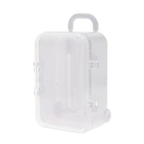 White Mini Roller Travel Suitcase Personality Wedding Candy