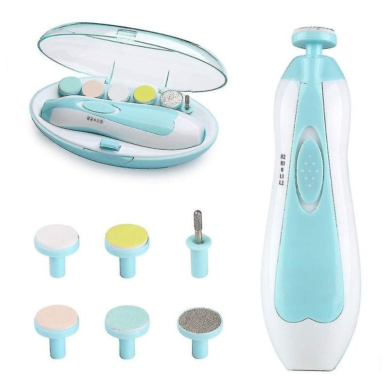 Electric Baby Childs Nails Trimmer Cutters Safe Nail Clippers Nail Care Set