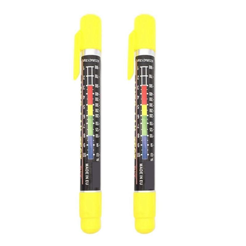 2 PCS Car Paint Thickness Tester Gauge for Car Tool Crash