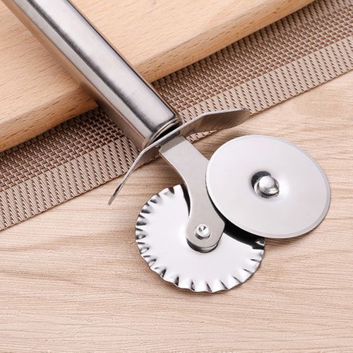Double Sided Pastry Pizza Cutter Chin