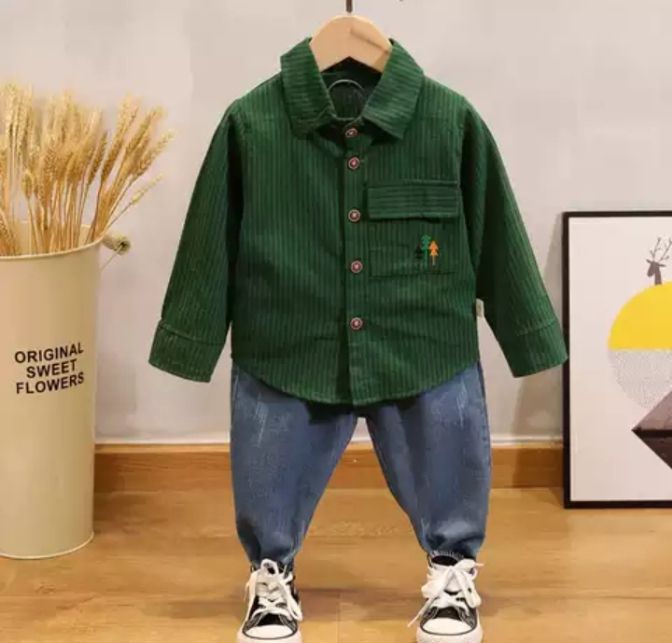 Lovely Button Down Shirt And Jeans