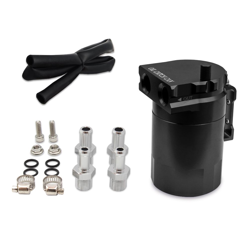 Oil Catch Can Tank With Breather Tank Reservoir Filter