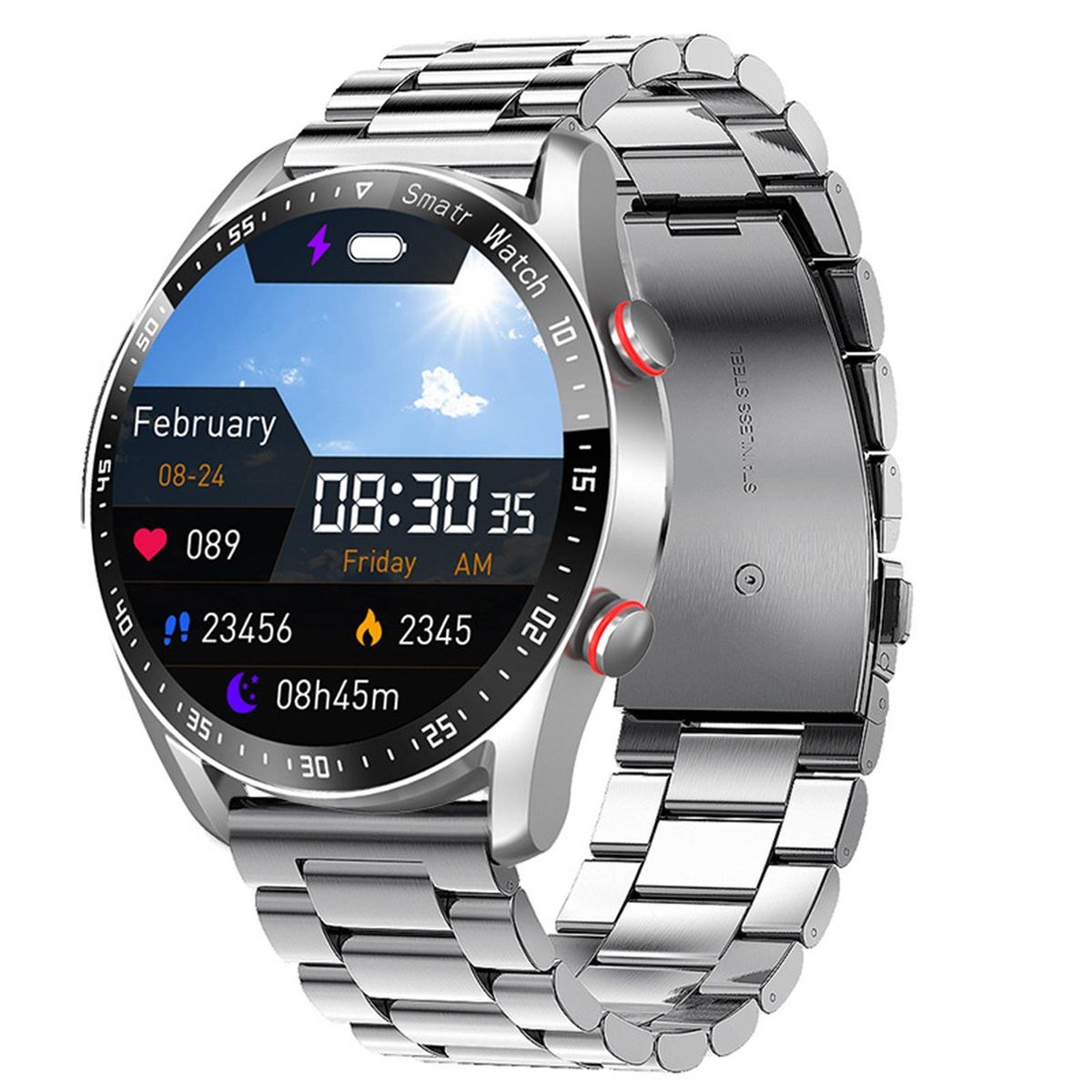 HW20 Smart Watch Multifunctional Health Monitoring-Silver