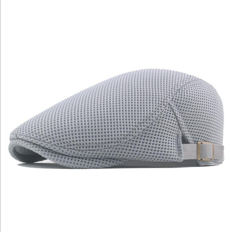 Summer Men Hats Breathable Mesh Caps Outdoor Sun Hats Flat Cap Adjustable Caps Gorras Berets for Father Gift