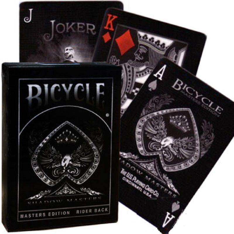 Bicycle Shadow Masters Playing Cards Black Ellusionist Back