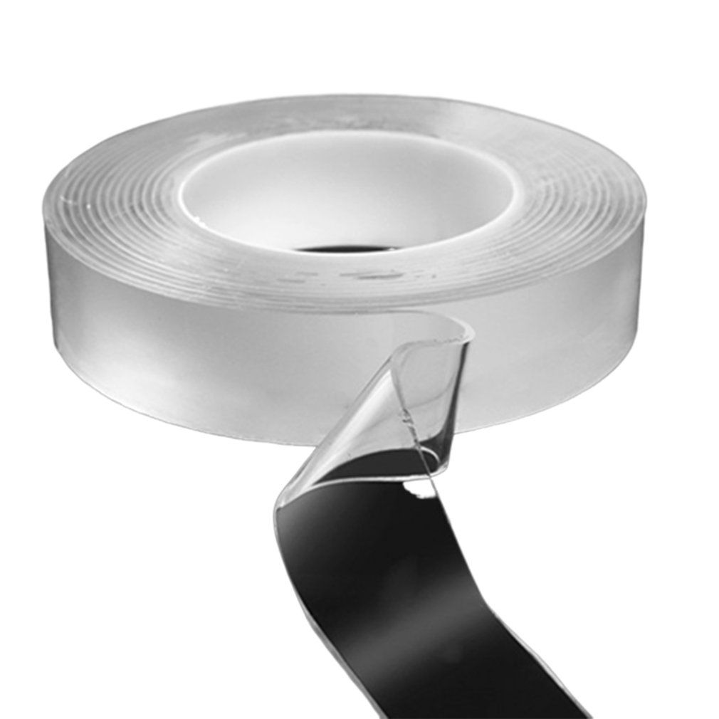 Transparent Seamless Double-Sided Tape Washable Reusable Double-Sided Glue