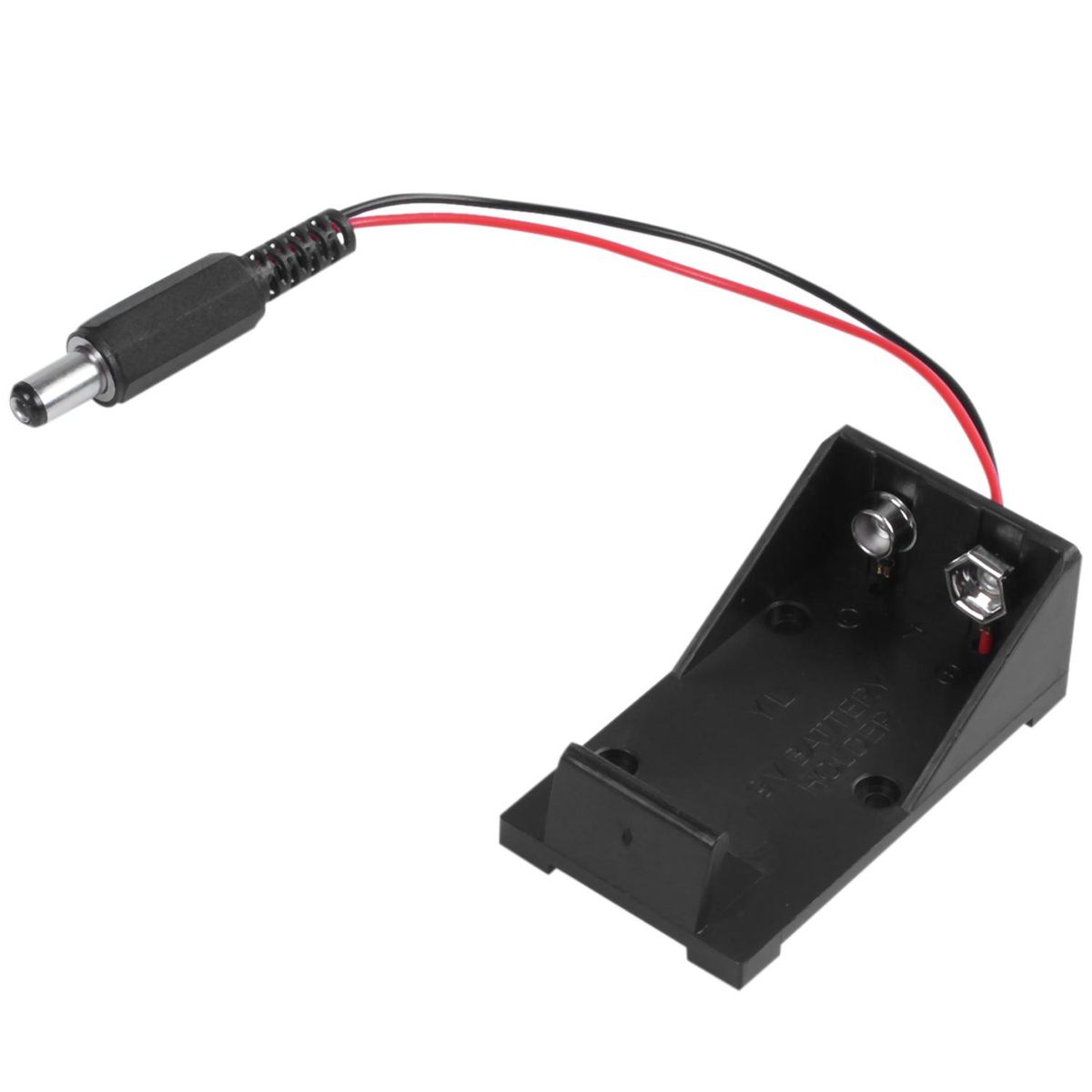 9V Volt Battery Holder Box Case Plug 5.5X2.1 for