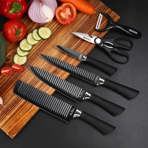 Stainless Steel Kitchen Knife - 6 Pieces