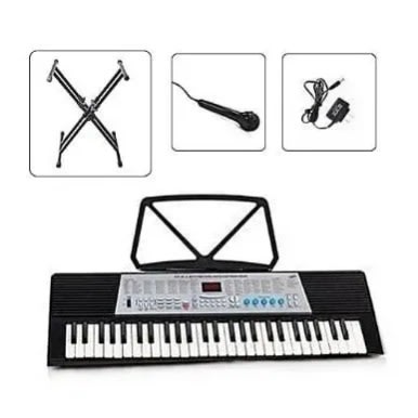 Learners Keyboard - Xy-813 With Adaptor & Microphone - 54 Keys & Stand