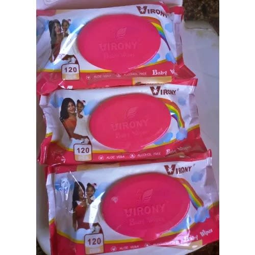Baby Wipes By 120-3 Packs