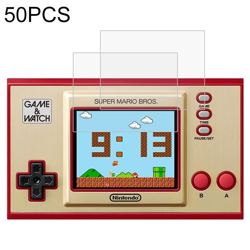 50 PCS Glass Film For Nintendo Game Watch