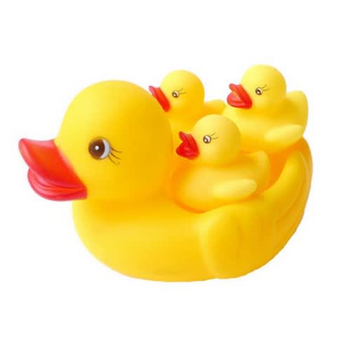 Children Toy - Duck With Squeeze Sound - Yellow