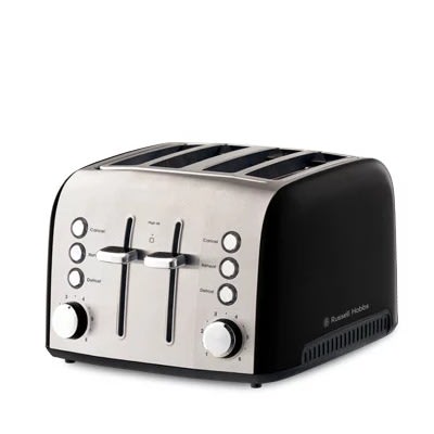 Heritage Vogue 4-slice Toaster - Black
