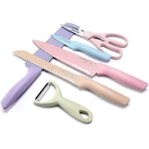 Corrugated Knife Set - Multicolor - 6 Pcs