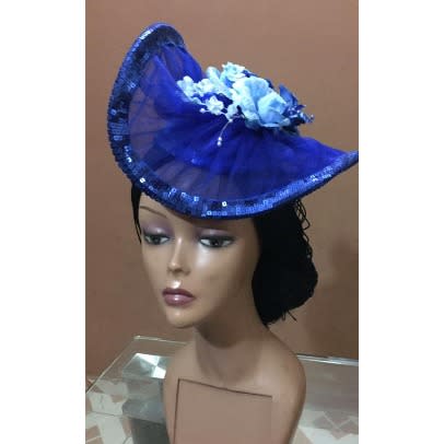 Royal Blue Fascinator