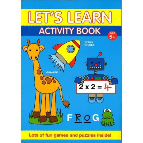 Let's Learn - Activity Book, Blue