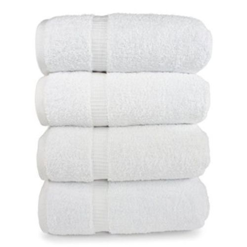 Four Sets Of  Large Towels For Homes And Hotels - White