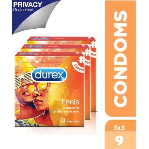 Feels Condom - 3 Packs Of 3's