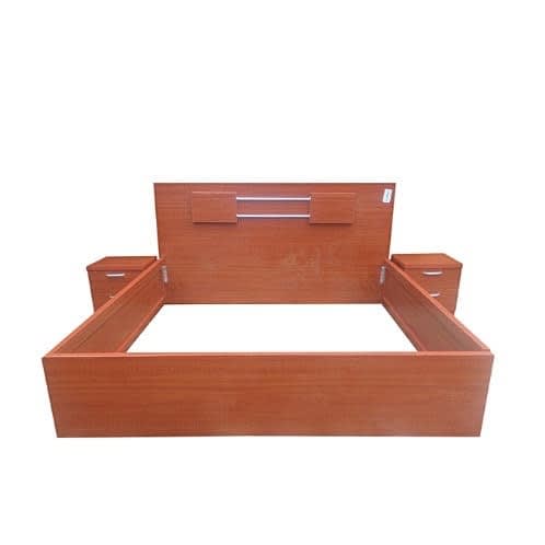 6Ft X 6Ft Wooden Bed Frame With 2 Bedside Drawer