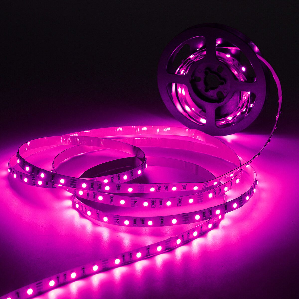 200CM 120LED 9.6W 3528 SMD USB LED Strip Light TV Background Party Wedding Christmas Xmas Lamp Decoration DC5V Pink