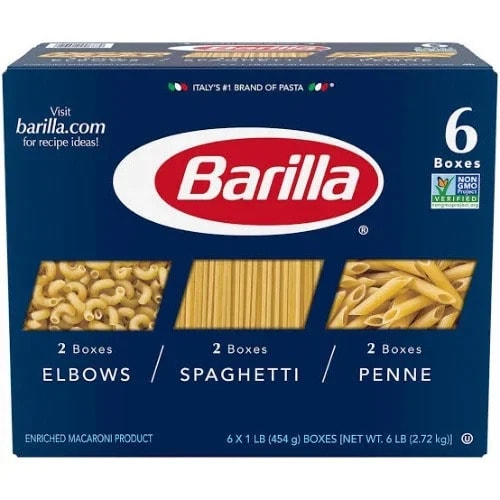 Pasta Spaghetti - 2 Boxes Each - 454g X 6