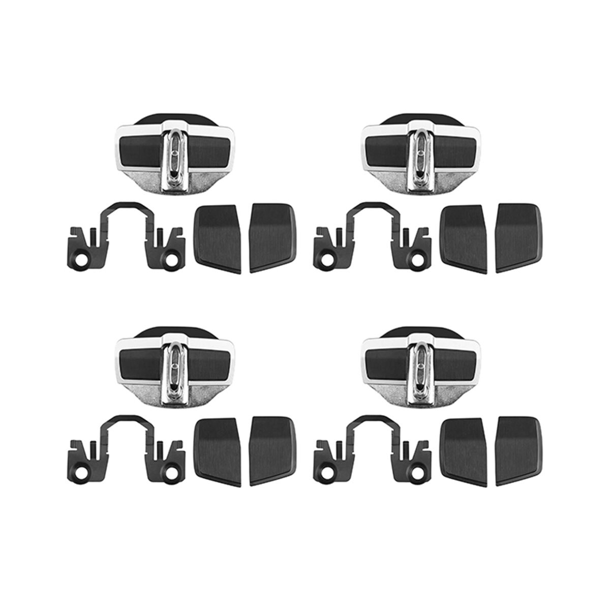4 Sets Door Stabilizer Door Lock Protector Latches Stopper Covers for BRZ XV Forester Legacy