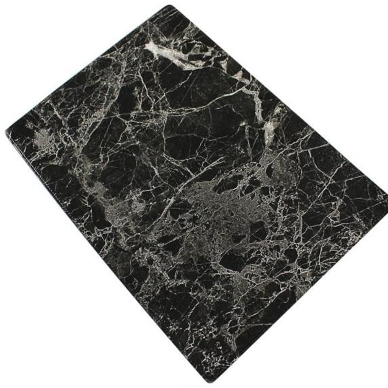 Chic Placemat for Tableware Dining Pad Lattice Waterproof PU Table Mat Placemats Pads Bowl Coaster Kitchen Accessories Black