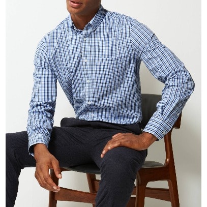 Men's Cotton Shirt - Light Blue