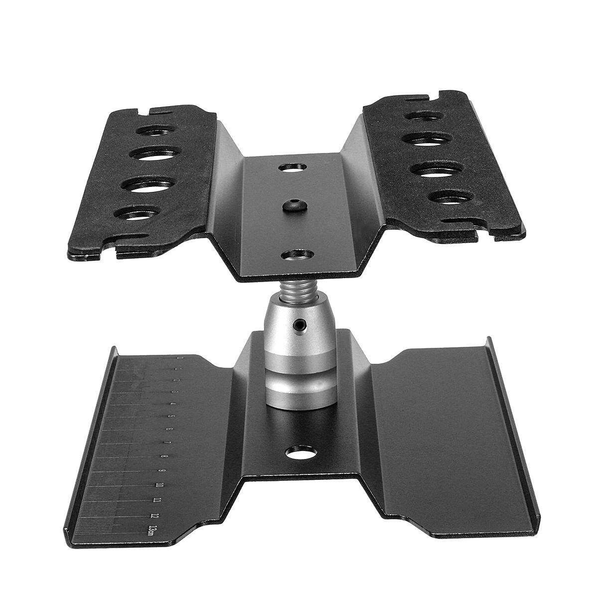 Metal Repair Station Work Stand For 1: 8 1:10 RC Model Car Assembly Tool TRX-4 Black (black)