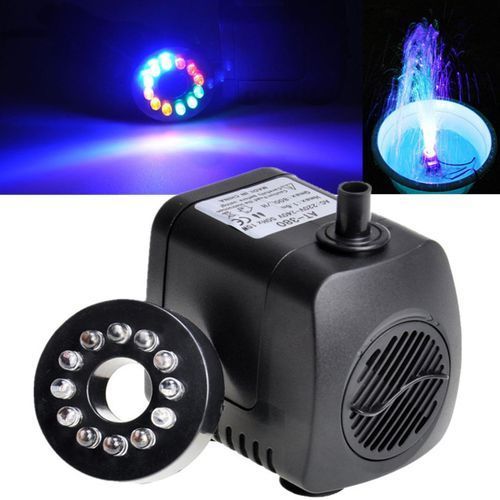 Led Submersible Pump Aquarium Fish Tank Pond Fountain