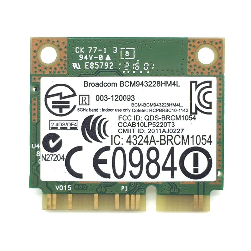 Dual Band 300Mbps BCM943228HMB 4.0 802.11a B G N Wifi