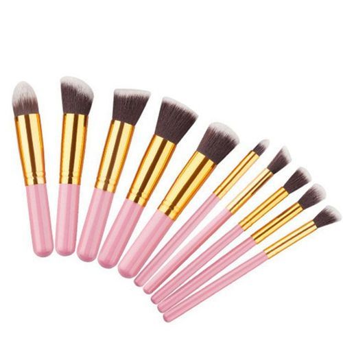 Kabuki Brush By 10 Set - Pink