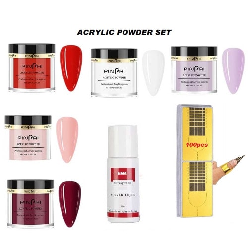 Hy008 Acrylic Powder Extension + Builder Powder Set