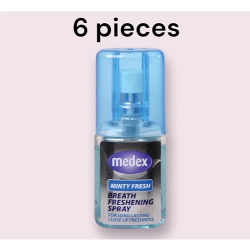 Medex Minty Fresh Breath Freshening Spray - 20ml X 6