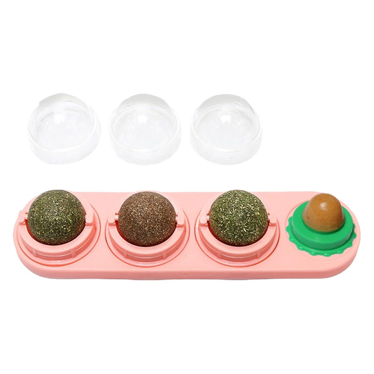 Cats Catnip Ball Teeth Cleaning Cat Toy Pink