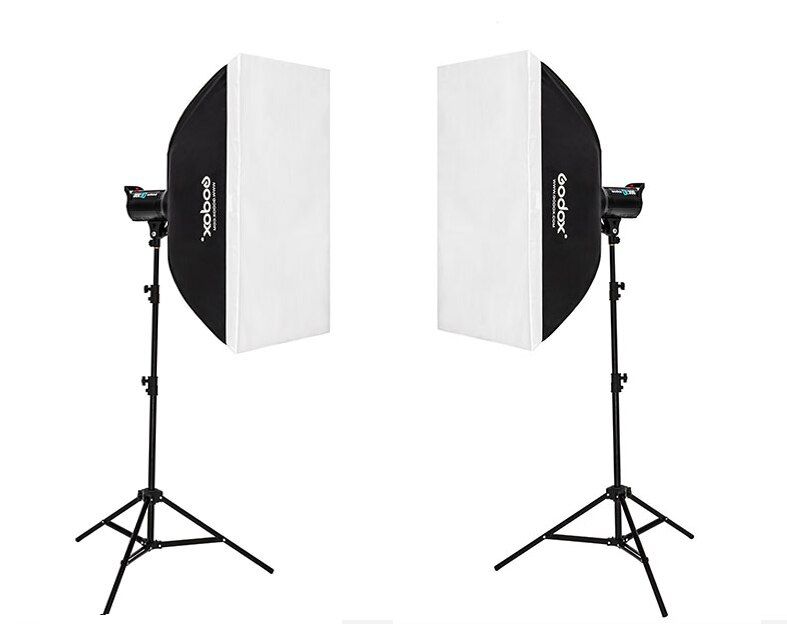 DE-300 Strobe Light With Soft Box