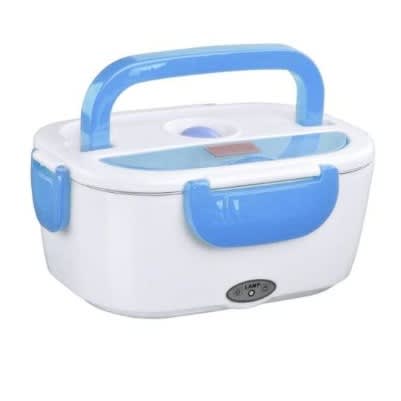 Electric Portable Food Flask Blue/Green