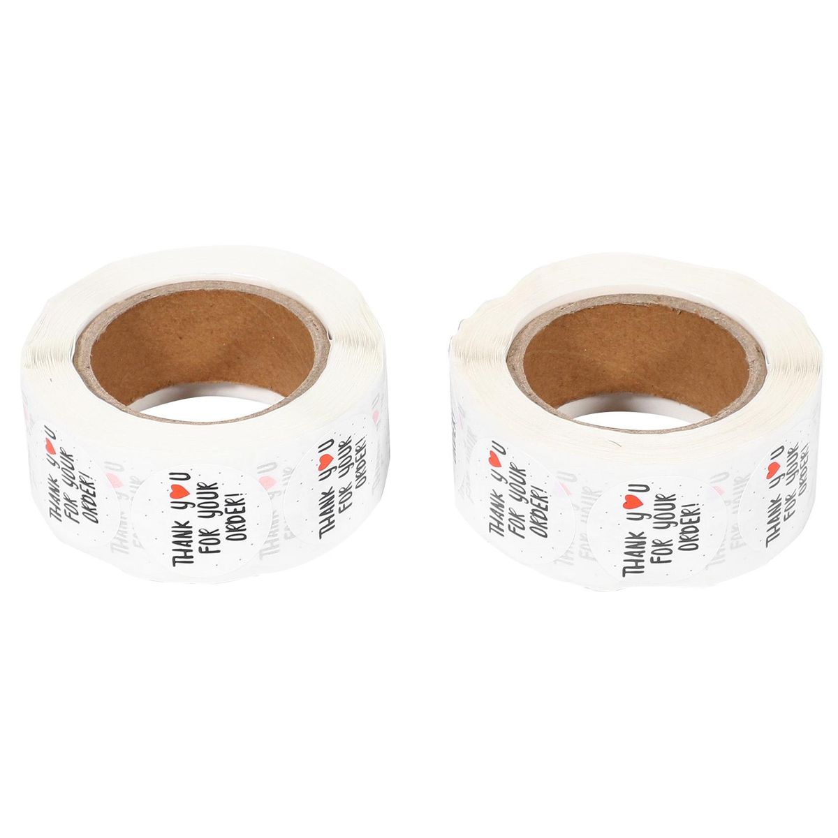 1000Pcs Round Thank You for Your Order Sticker