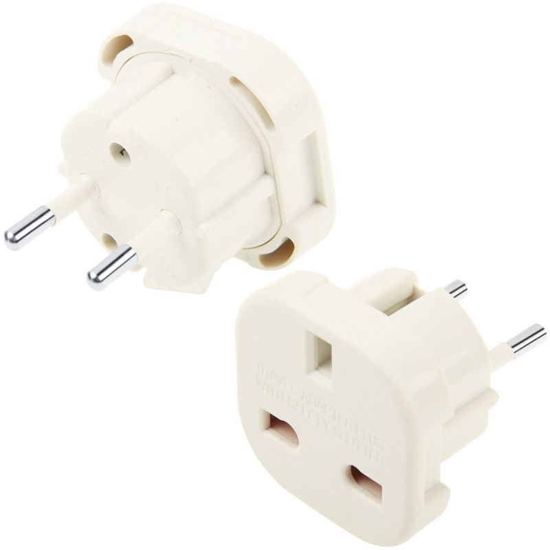 UK Plug To EU Plug AC Wall Universal Travel Power Socket