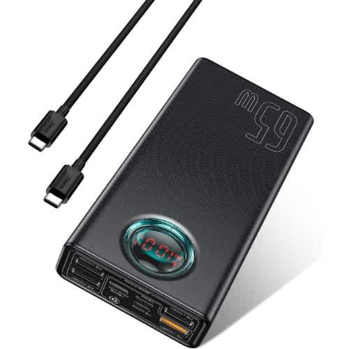 Portable Charger, 30,000mah Power Bank 65w Battery