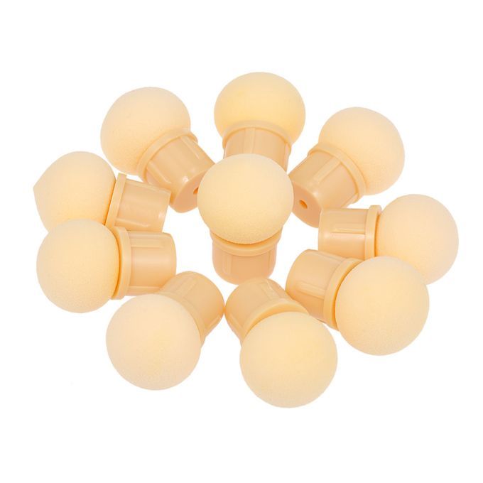 10Pcs Replaceable Round Sponge Heads For Manicure Gradient