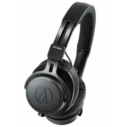 On-ear Closed-back Dynamic Professional Studio Monitor Headphones - Ath-m60x - Black