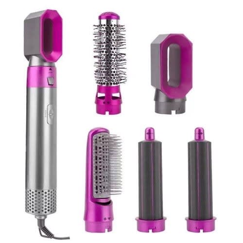 5 In 1 Multifunctional Hair Dryer Comb Styler Hot Air Comb