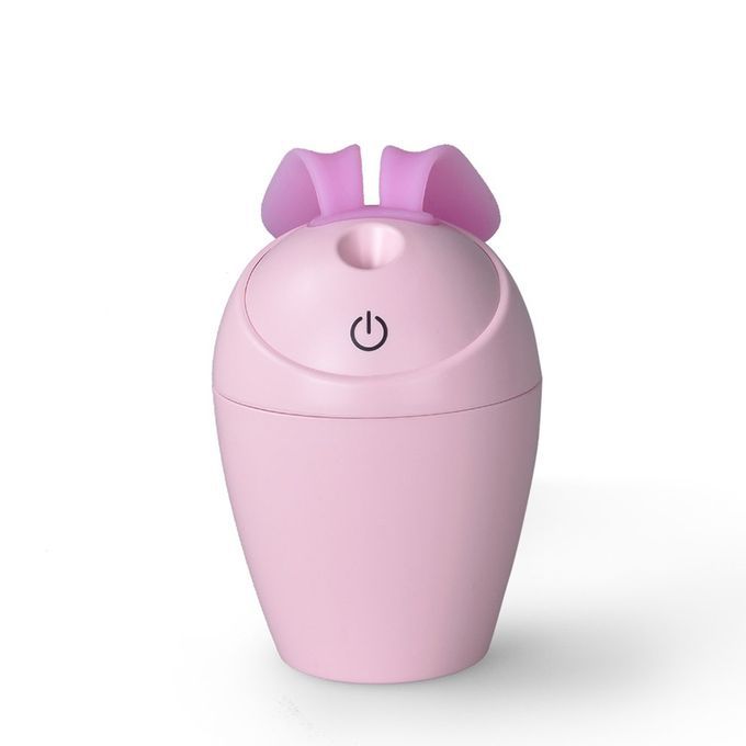 Ultrasoni   Artoon Rabbit Shape Humidifier Air Humidifier Diffuser For Offi E-pink