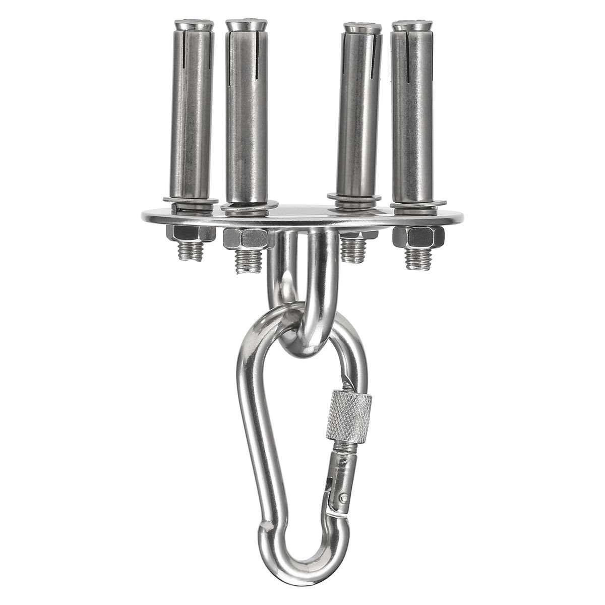 Wall Mounted Hook Carabiner Clips Set Wall Mount Anchor